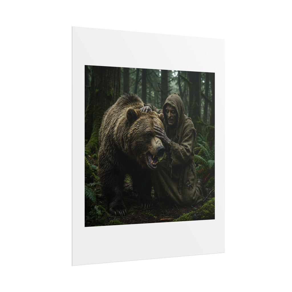 Mr Dred Rolled Poster — Forest Guardian Bear Art Print