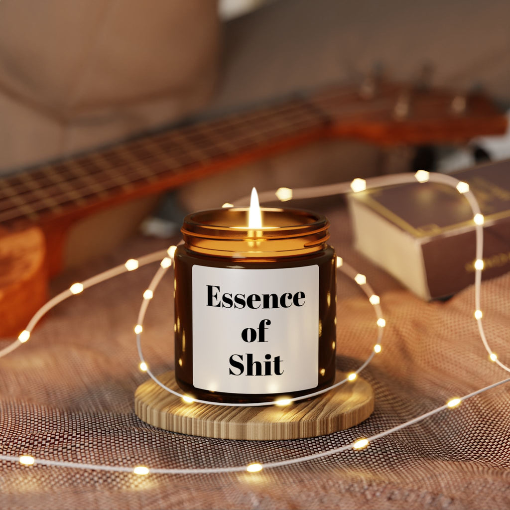 Humorous Scented Soy Candle, Unique Gift, Amber Jar, Home Décor, Funny Candle, Perfect for Gag Gifts, Scented Candle for Laughter