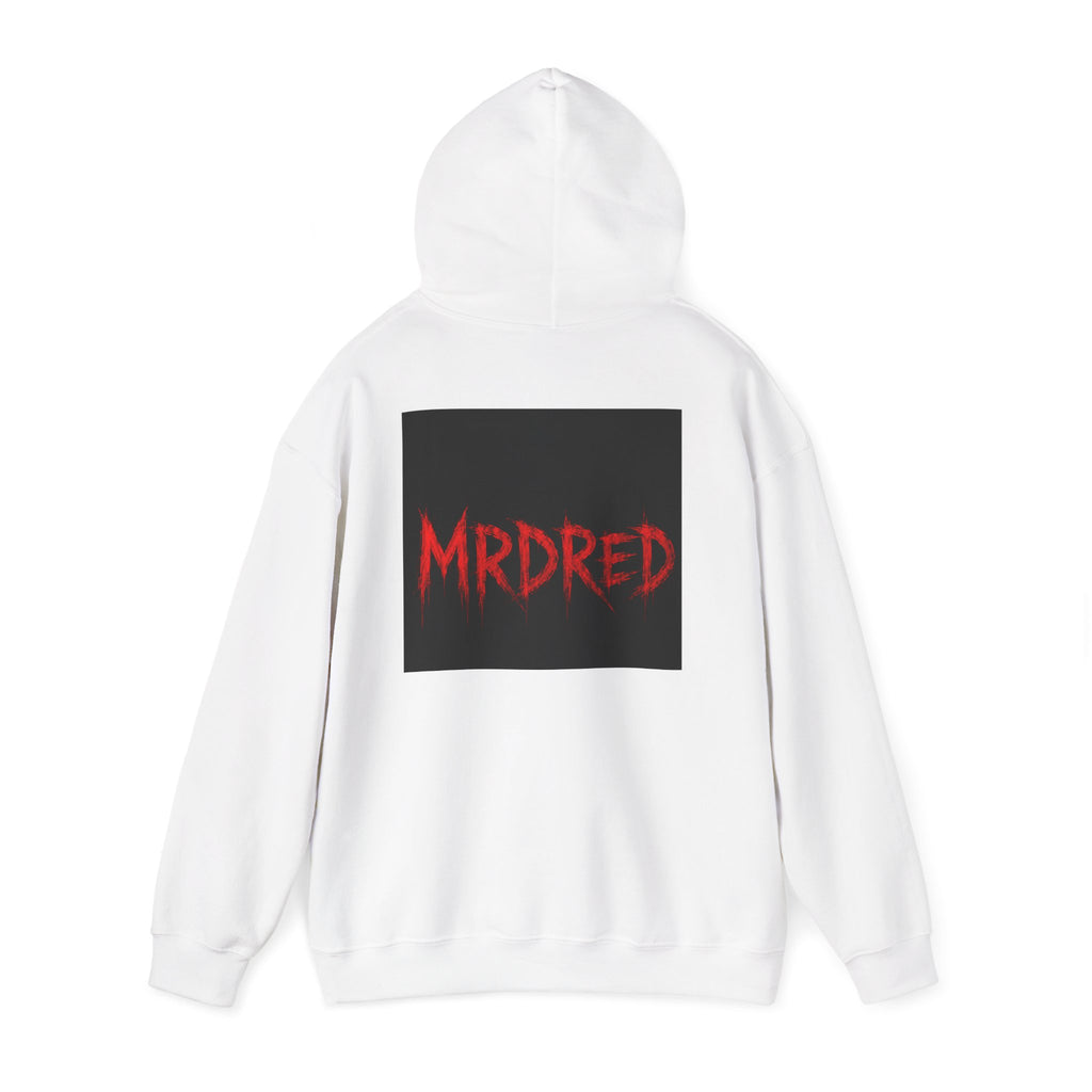 Horror Graphic Hoodie — 'MRDRED' Creepy Face Pullover
