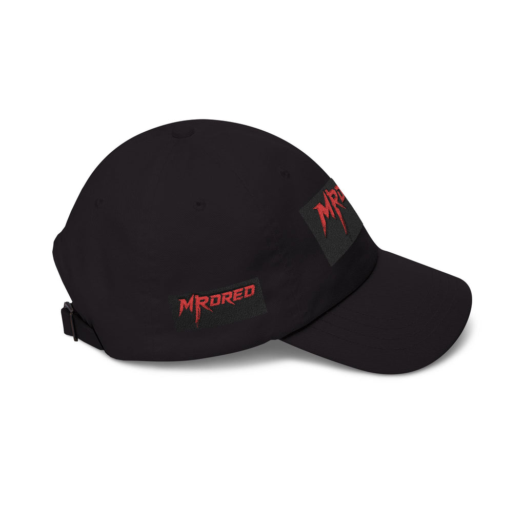 MR DRED Red Logo Embroidered Baseball Hat