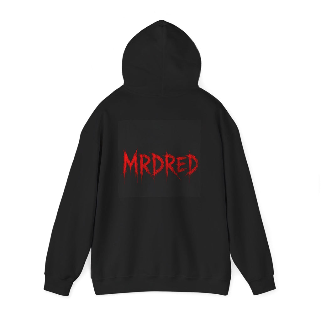 Horror Graphic Hoodie — 'MRDRED' Creepy Face Pullover