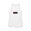 Mr. Dred Women’s Racerback Tank — Slim Fit, Dark Graphic