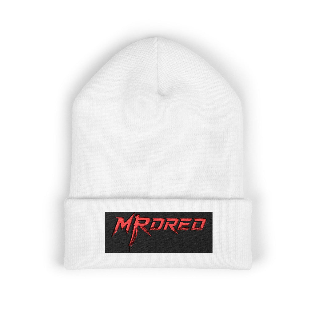 Mr. Dred Embroidered Cuffed Beanie — Streetwear Winter Hat
