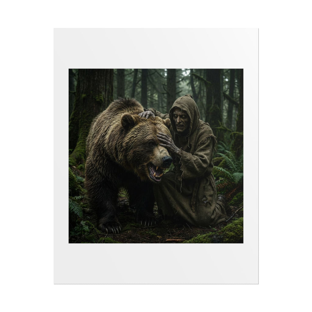 Mr Dred Rolled Poster — Forest Guardian Bear Art Print