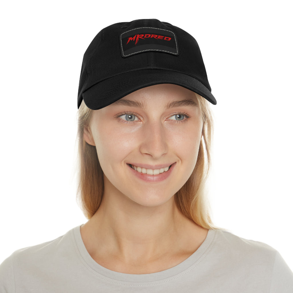 MRDRED' Leather Patch Baseball Cap