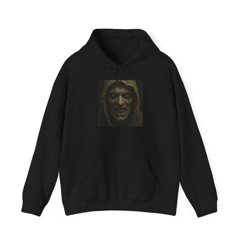 Horror Graphic Hoodie — 'MRDRED' Creepy Face Pullover