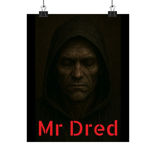 Mr. Dred Dark Art Poster — Gothic Wall Print, 8x10"