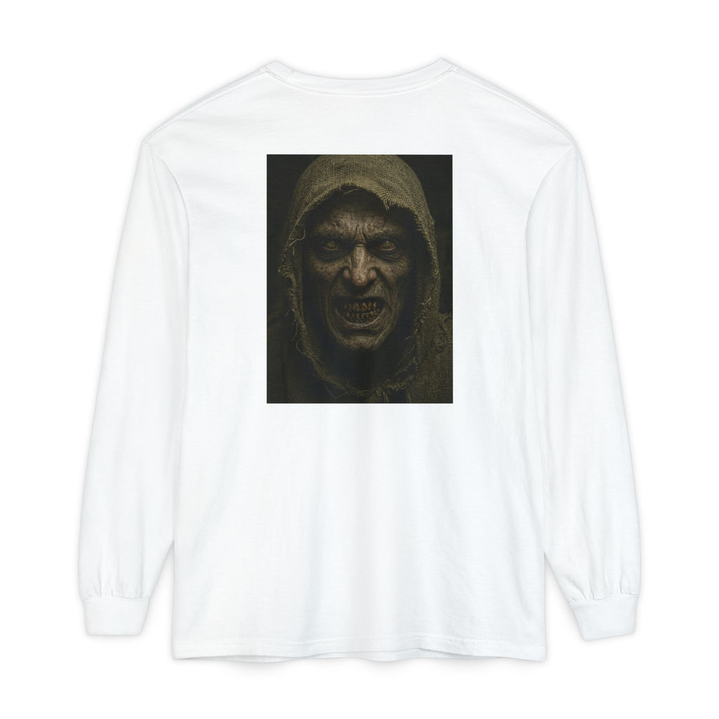 Mr Dred Portrait Long Sleeve Tee — Creepy Horror Graphic Shirt