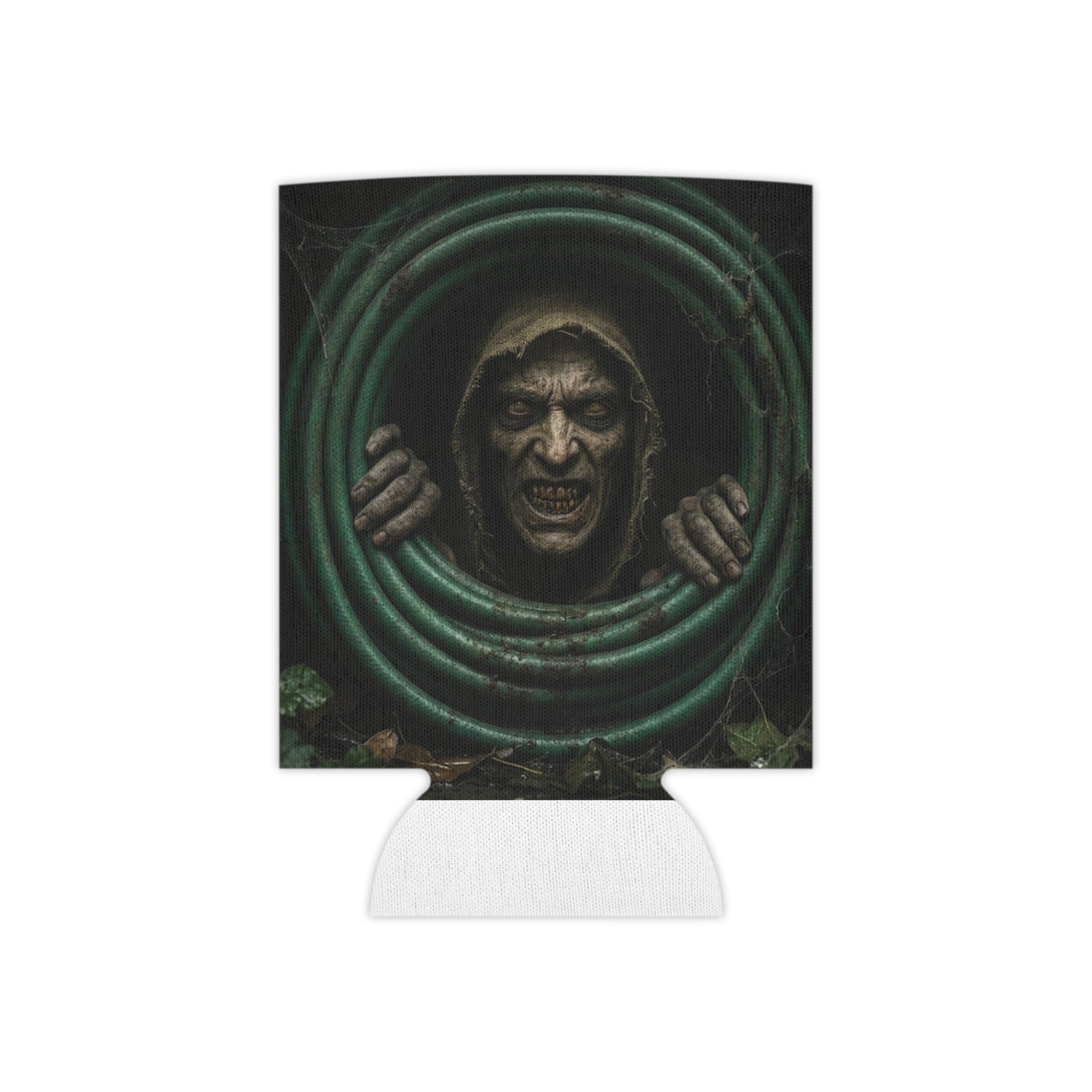 Mr Dred Can Cooler – Creepy Hose Portal Beverage Koozie