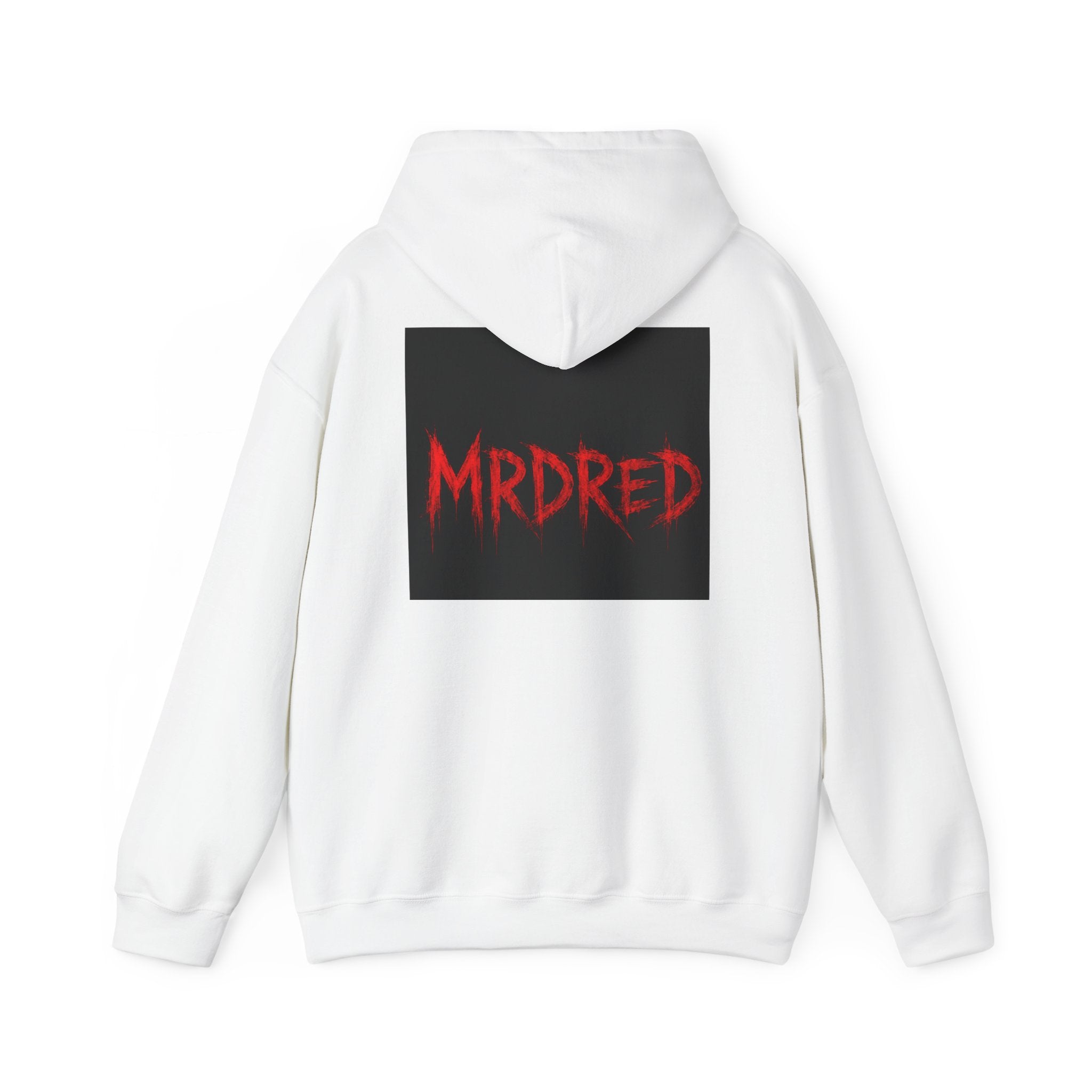 Horror Graphic Hoodie — 'MRDRED' Creepy Face Pullover