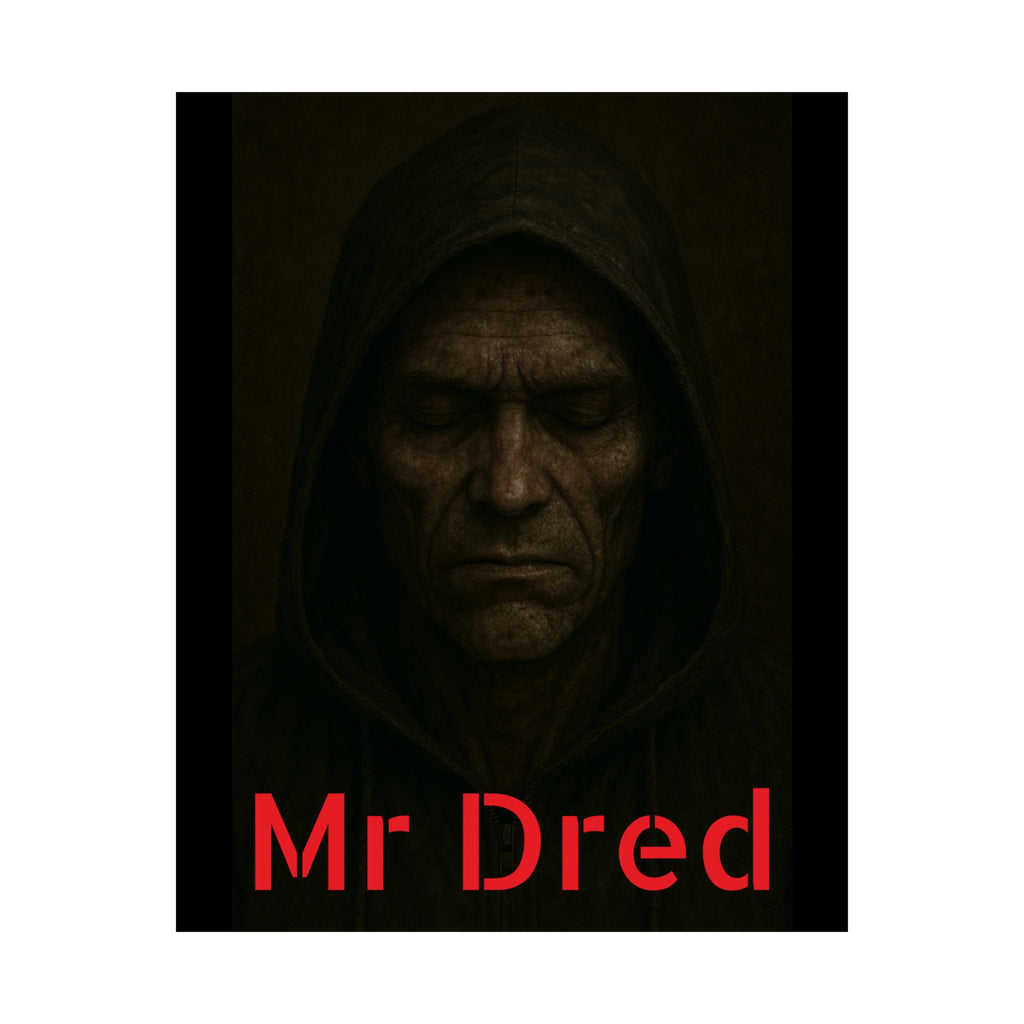 Mr Dred Dark Art Poster, Gothic Wall Decor, Mr Dred Print, Home Aesthetic, Alternative Room Art, Unique Gift Option