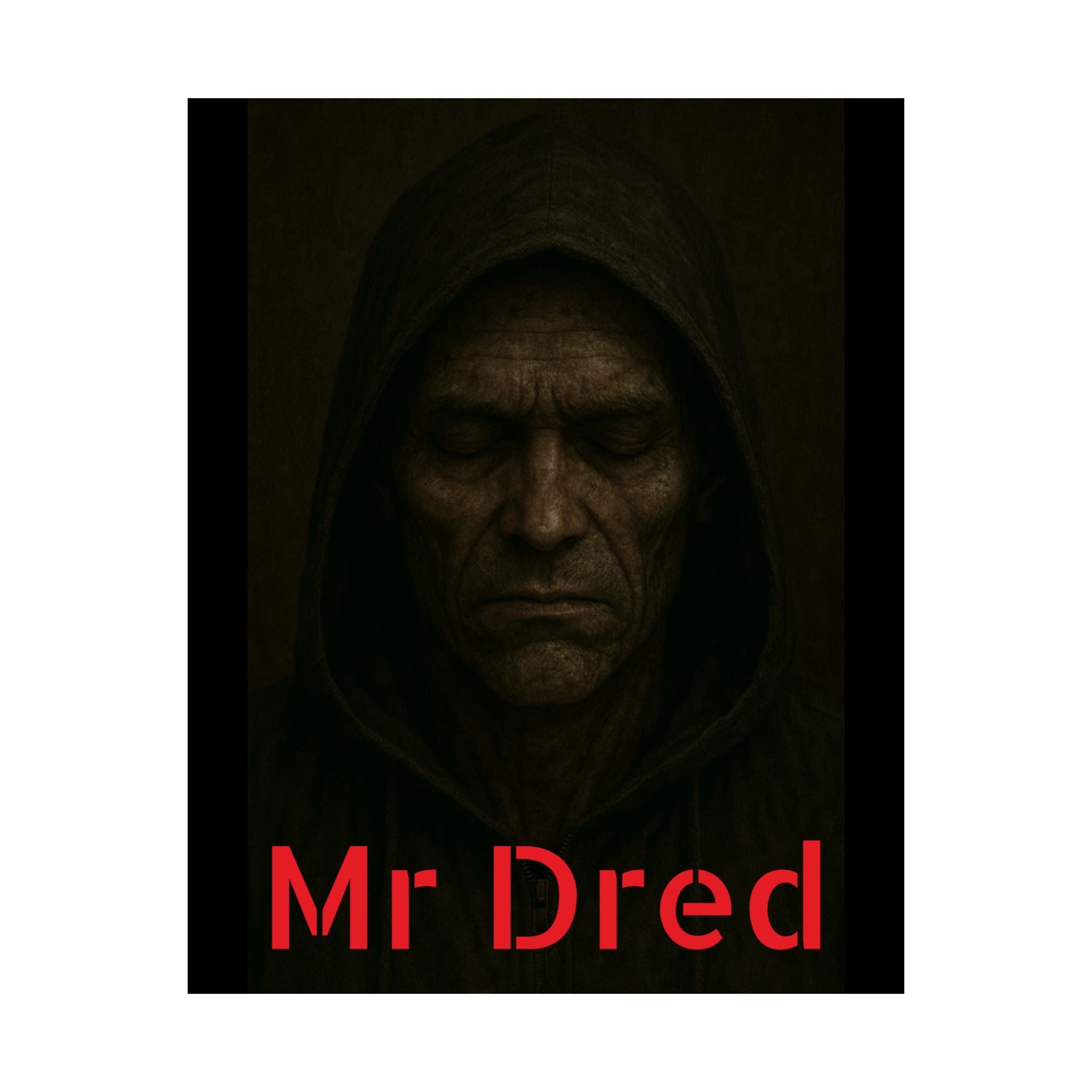 Mr Dred Dark Art Poster, Gothic Wall Decor, Mr Dred Print, Home Aesthetic, Alternative Room Art, Unique Gift Option
