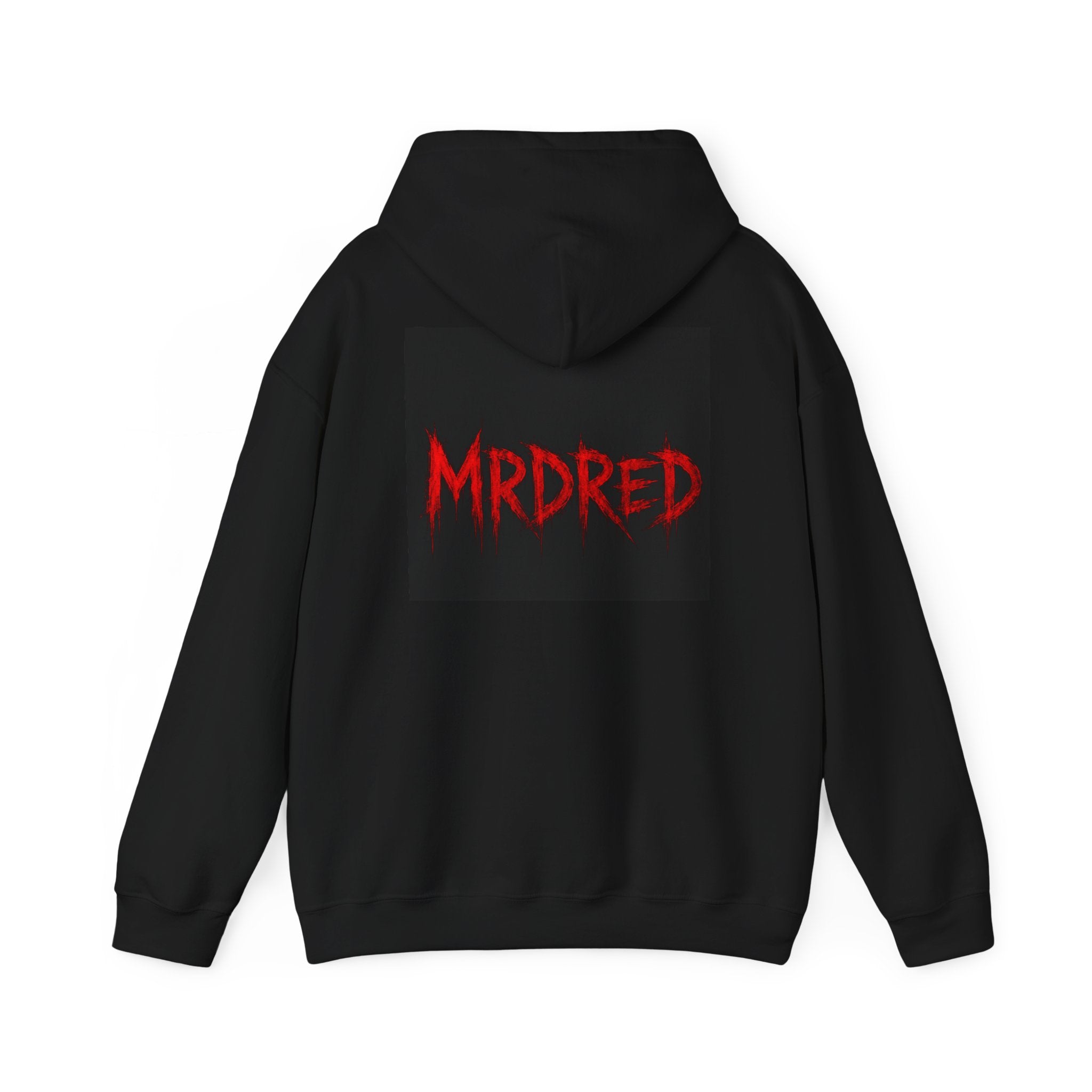 Horror Graphic Hoodie — 'MRDRED' Creepy Face Pullover