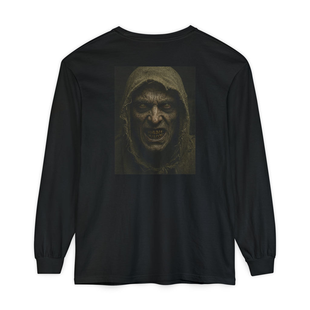 Mr Dred Portrait Long Sleeve Tee — Creepy Horror Graphic Shirt