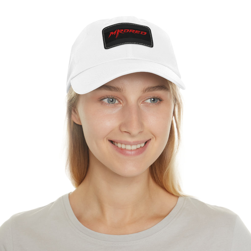 MRDRED' Leather Patch Baseball Cap