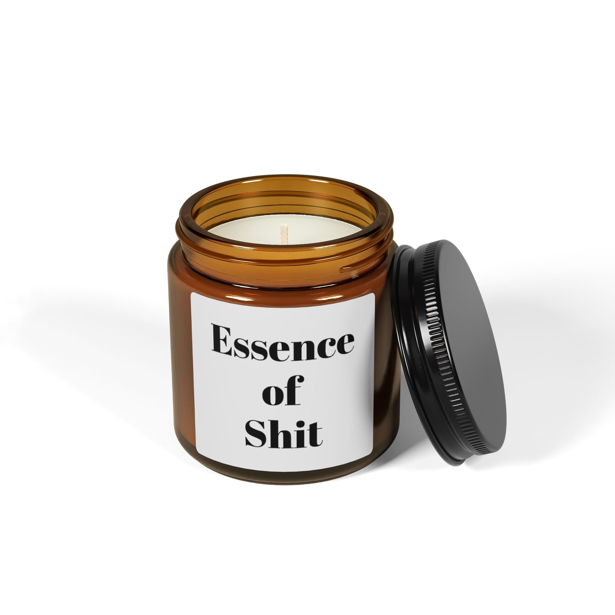 Humorous Scented Soy Candle, Unique Gift, Amber Jar, Home Décor, Funny Candle, Perfect for Gag Gifts, Scented Candle for Laughter